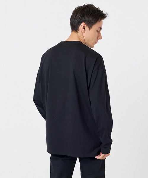 STRAY SHEEP(ストレイシープ)の「【STRAY SHEEP/ストレイシープ】ミニロゴ・ロングスリーブTee/長袖ロンT(Tシャツ/カットソー・メンズ・ホワイト/ブラック・LARGE/MEDIUM)」の15枚目の写真