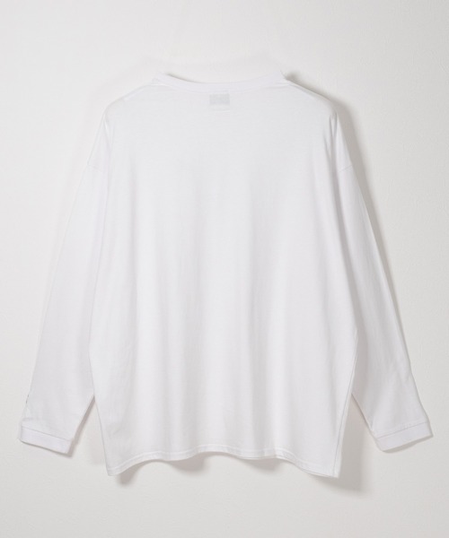 STRAY SHEEP(ストレイシープ)の「【STRAY SHEEP/ストレイシープ】ミニロゴ・ロングスリーブTee/長袖ロンT(Tシャツ/カットソー・メンズ・ホワイト/ブラック・LARGE/MEDIUM)」の8枚目の写真