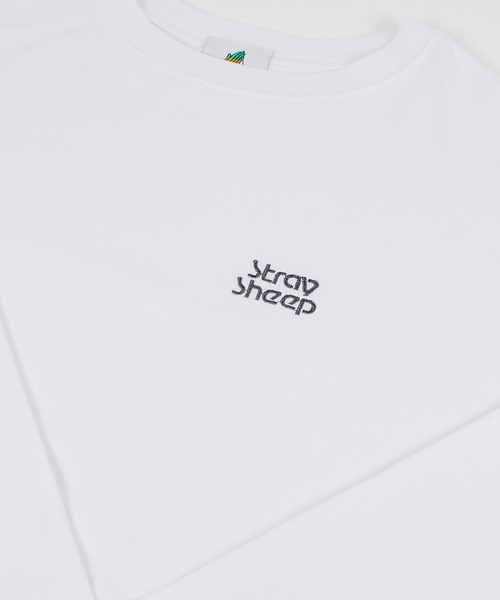 STRAY SHEEP(ストレイシープ)の「【STRAY SHEEP/ストレイシープ】ミニロゴ・ロングスリーブTee/長袖ロンT(Tシャツ/カットソー・メンズ・ホワイト/ブラック・LARGE/MEDIUM)」の9枚目の写真