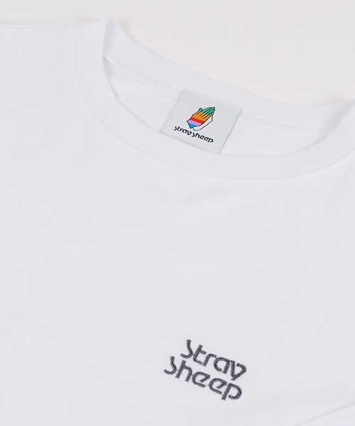 STRAY SHEEP(ストレイシープ)の「【STRAY SHEEP/ストレイシープ】ミニロゴ・ロングスリーブTee/長袖ロンT(Tシャツ/カットソー・メンズ・ホワイト/ブラック・LARGE/MEDIUM)」の10枚目の写真