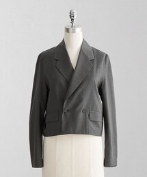 LOEFF | ＜LOEFF＞トロピカルウール クロップド ジャケット(テーラードジャケット)