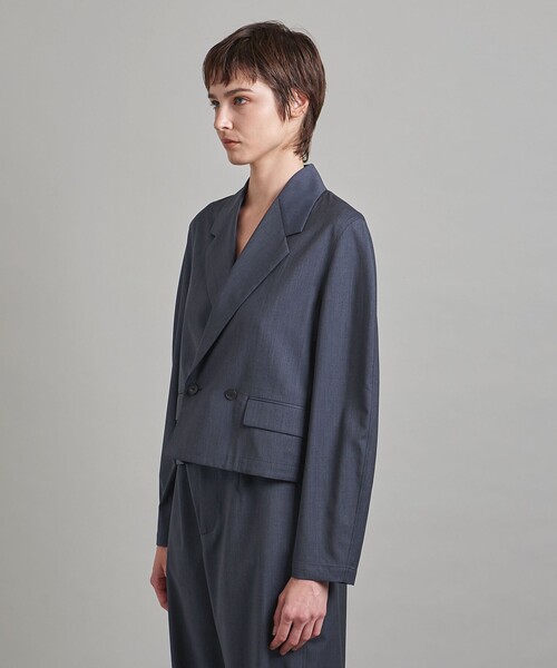 【loef】ロエフ　トロピカルウール　ショートスリーブジャケット 楽天市場】＜LOEFF＞トロピカルウール ショートスリーブ