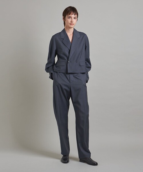 LOEFF（ロエフ）の「＜LOEFF＞トロピカルウール クロップド ジャケット