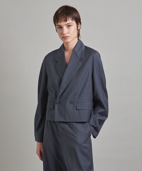 LOEFF（ロエフ）の「＜LOEFF＞トロピカルウール クロップド ジャケット