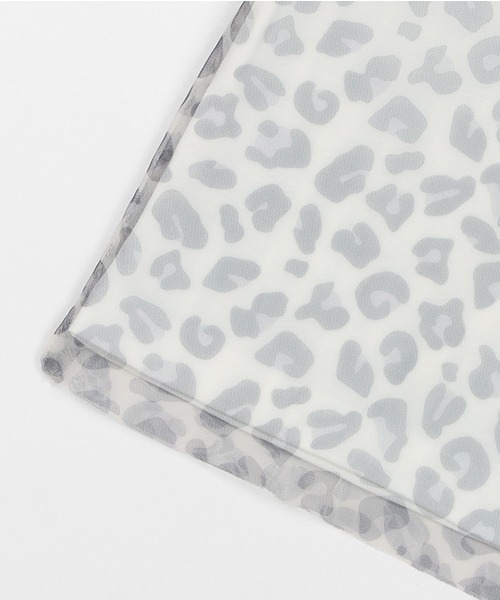 X-girl Stages（エックスガールステージス）の「チュールプリントレイヤード半袖Tシャツ（Tシャツ/カットソー・キッズ・マルチ/ホワイト・130cm/120cm/140cm/100cm/110cm/90cm）」の5枚目の写真