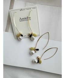 【Amiche】ビーズフープピアス(MA)