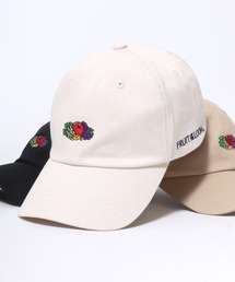 FRUIT OF THE LOOM/フルーツオブザルーム ロゴ ワンポイント刺繍 ローキャップ/ベースボールキャップ/レディース メンズ