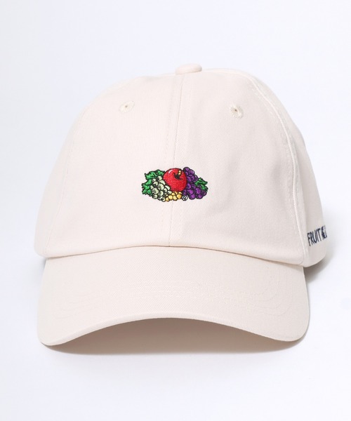 FRUIT OF THE LOOM（フルーツオブザルーム）の「FRUIT OF THE LOOM/フルーツオブザルーム ロゴ ワンポイント刺繍 ローキャップ/ベースボールキャップ/レディース メンズ（キャップ・レディース・ホワイト/ベージュ/ブラック・FREE）」の5枚目の写真