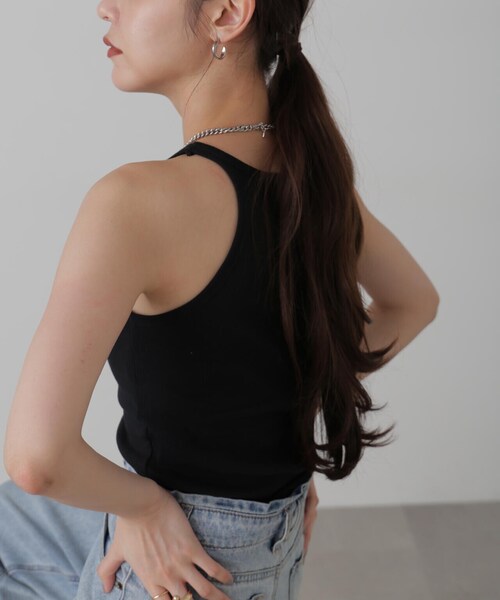 FREE'S MART（フリーズマート）の「Miller/ミラー　カップ付きアメスリタンクトップ（タンクトップ・レディース・グリーン系その他/ホワイト/ブラック/ピンク系その他・FREE）」の8枚目の写真