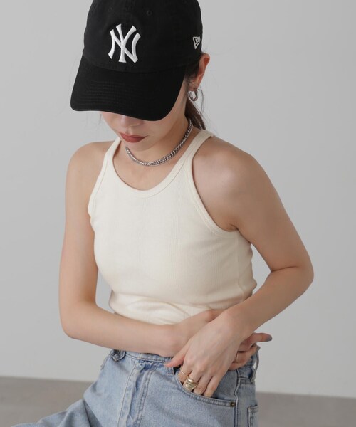 FREE'S MART（フリーズマート）の「Miller/ミラー　カップ付きアメスリタンクトップ（タンクトップ・レディース・グリーン系その他/ホワイト/ブラック/ピンク系その他・FREE）」の13枚目の写真