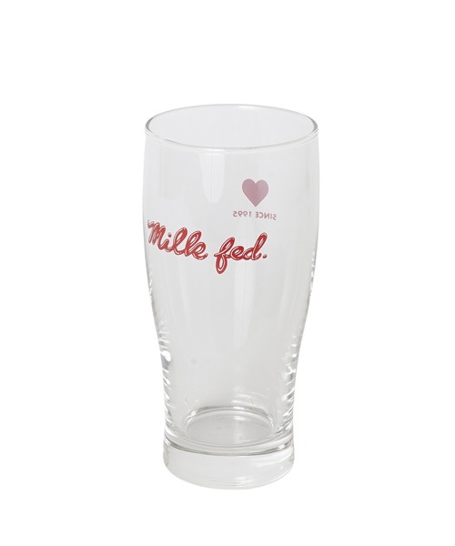 MILKFED.（ミルクフェド）の「ICING LOGO GLASS（グラス/マグカップ/タンブラー・レディース・レッド/ネイビー・ONE SIZE）」の3枚目の写真