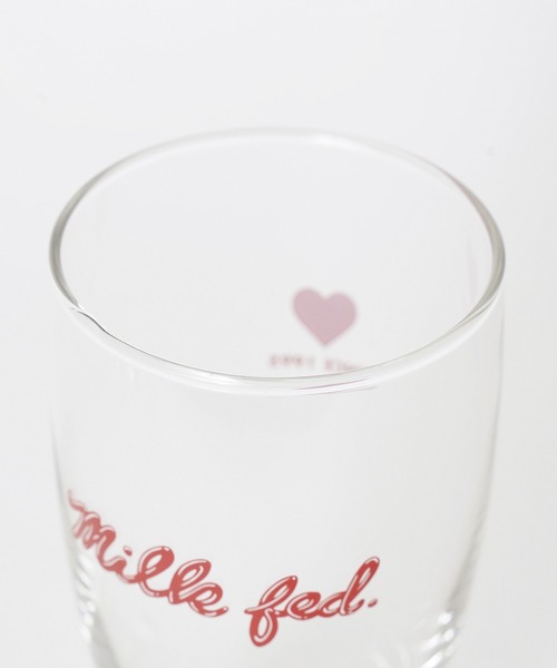 MILKFED.（ミルクフェド）の「ICING LOGO GLASS（グラス/マグカップ/タンブラー・レディース・レッド/ネイビー・ONE SIZE）」の9枚目の写真