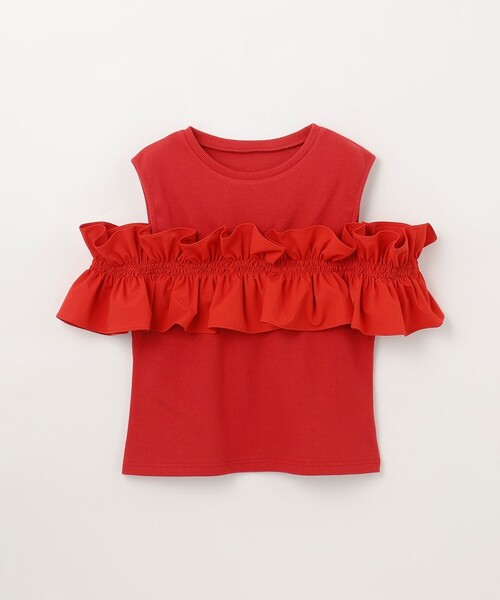 GRACE CONTINENTAL(グレースコンチネンタル)の「フリルリブカットトップ(Tシャツ/カットソー・レディース・ブラック/レッド/ホワイト・36)」の17枚目の写真