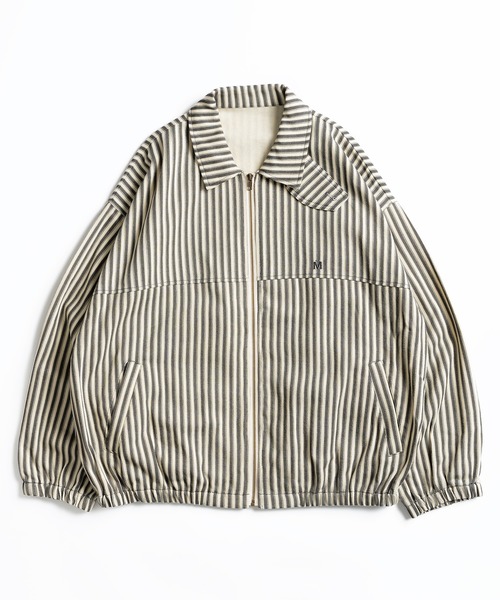 MUHET(ミュエータ)の「アソートハリントンジャケット(テーラードジャケット・レディース・ダークインディゴブルー/グレー・X-LARGE/MEDIUM)」の21枚目の写真