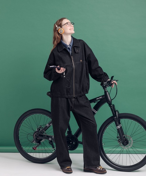 MUHET(ミュエータ)の「アソートハリントンジャケット(テーラードジャケット・レディース・ダークインディゴブルー/グレー・X-LARGE/MEDIUM)」の14枚目の写真