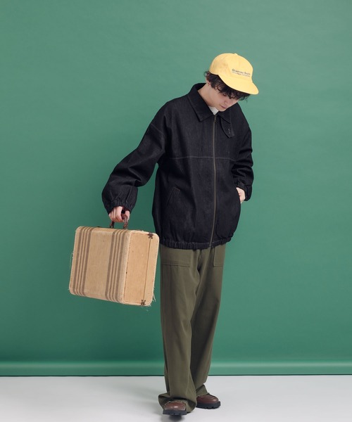 MUHET(ミュエータ)の「アソートハリントンジャケット(テーラードジャケット・レディース・ダークインディゴブルー/グレー・X-LARGE/MEDIUM)」の19枚目の写真