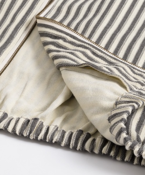 MUHET(ミュエータ)の「アソートハリントンジャケット(テーラードジャケット・レディース・ダークインディゴブルー/グレー・X-LARGE/MEDIUM)」の3枚目の写真