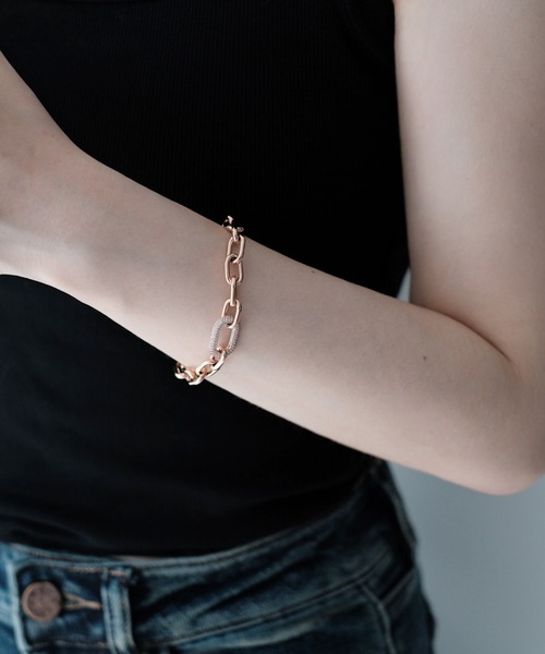【DANIEL WELLINGTON 】ブレスレット(Rose Gold) Daniel Wellington ブレスレット CRYSTAL LINK BRACELET