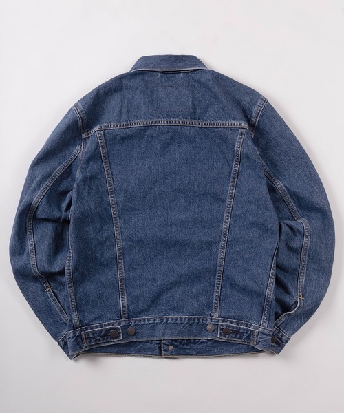 Levi's(リーバイス)の「【74】【Levi’s/リーバイス】スタンダードフィット TYPEⅢ トラッカージャケット/デニムジャケット/Gジャン/アメカジ/ヴィンテージ/ユニセックス(デニムジャケット・メンズ・ワンウォッシュ/インディゴブルー/ダークインディゴブルー/ブルー系/ブルー系1・S/M/L/XL)」の6枚目の写真