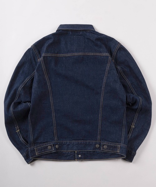 Levi's(リーバイス)の「【74】【Levi’s/リーバイス】スタンダードフィット TYPEⅢ トラッカージャケット/デニムジャケット/Gジャン/アメカジ/ヴィンテージ/ユニセックス(デニムジャケット・メンズ・ワンウォッシュ/インディゴブルー/ダークインディゴブルー/ブルー系/ブルー系1・S/M/L/XL)」の7枚目の写真