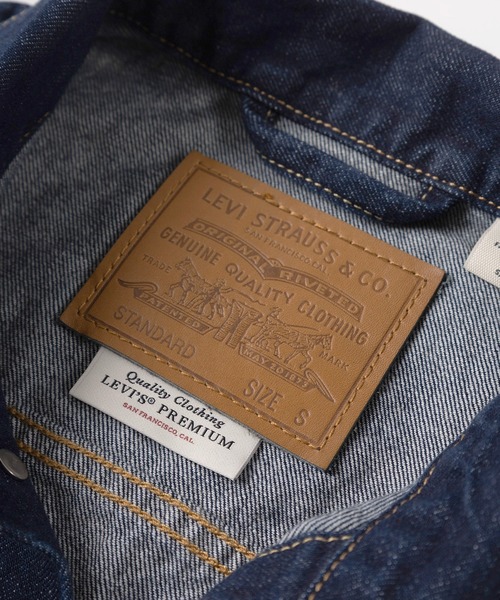 Levi's(リーバイス)の「【74】【Levi’s/リーバイス】スタンダードフィット TYPEⅢ トラッカージャケット/デニムジャケット/Gジャン/アメカジ/ヴィンテージ/ユニセックス(デニムジャケット・メンズ・ワンウォッシュ/インディゴブルー/ダークインディゴブルー/ブルー系/ブルー系1・S/M/L/XL)」の9枚目の写真