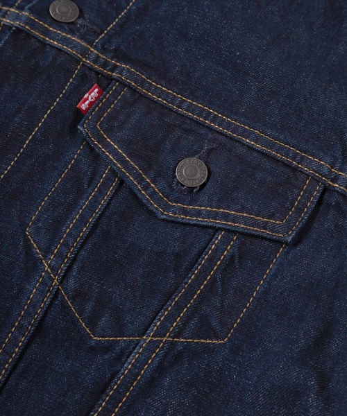 Levi's(リーバイス)の「【74】【Levi’s/リーバイス】スタンダードフィット TYPEⅢ トラッカージャケット/デニムジャケット/Gジャン/アメカジ/ヴィンテージ/ユニセックス(デニムジャケット・メンズ・ワンウォッシュ/インディゴブルー/ダークインディゴブルー/ブルー系/ブルー系1・S/M/L/XL)」の10枚目の写真