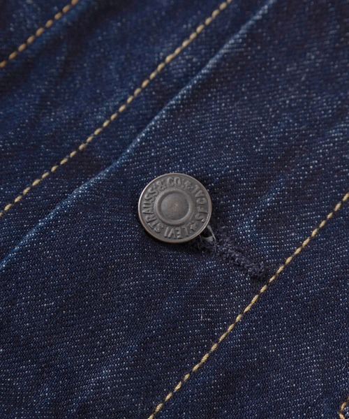 Levi's(リーバイス)の「【74】【Levi’s/リーバイス】スタンダードフィット TYPEⅢ トラッカージャケット/デニムジャケット/Gジャン/アメカジ/ヴィンテージ/ユニセックス(デニムジャケット・メンズ・ワンウォッシュ/インディゴブルー/ダークインディゴブルー/ブルー系/ブルー系1・S/M/L/XL)」の12枚目の写真