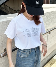 ISOOK | 【ISOOK / アイスー】メッセージロゴTシャツ / 半袖 ハート カジュアル レタリングTシャツ ZOZOTOWN限定(Tシャツ/カットソー)