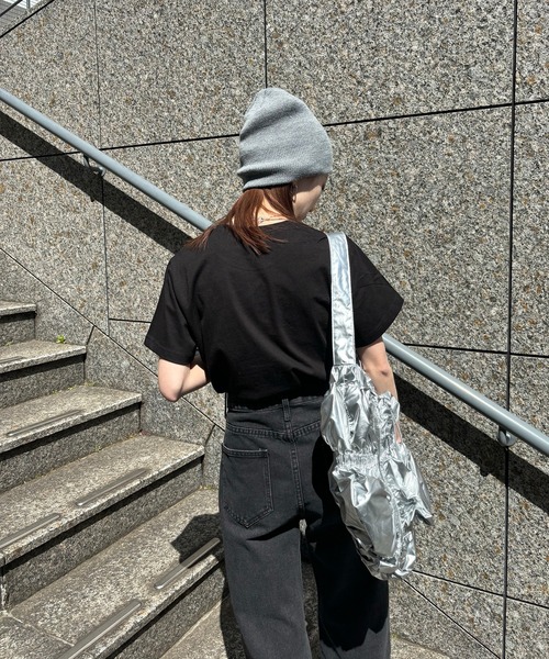 ISOOK（アイスー）の「【ISOOK / アイスー】メッセージロゴTシャツ / 半袖 ハート カジュアル レタリングTシャツ ZOZOTOWN限定（Tシャツ/カットソー・レディース・ブラック/ホワイト・FREE）」の5枚目の写真