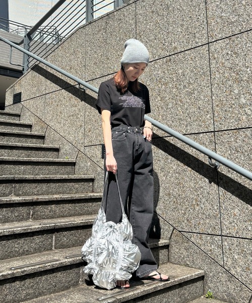 ISOOK（アイスー）の「【ISOOK / アイスー】メッセージロゴTシャツ / 半袖 ハート カジュアル レタリングTシャツ ZOZOTOWN限定（Tシャツ/カットソー・レディース・ブラック/ホワイト・FREE）」の9枚目の写真