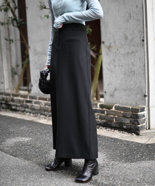 Marient（マリエント）の「BASICバックスリットSK（スカート・レディース・ブラック・FREE）」の11枚目の写真