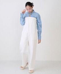 petit main LIEN（プティマインリアン）の「【LADIES】デニムオールインワン（つなぎ/オールインワン）」