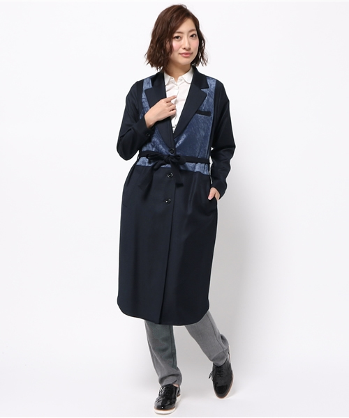 RPKO（ルプコ）の「【RPKO】002015awc78（テーラードジャケット・レディース・ブラック/ネイビー・M）」の2枚目の写真