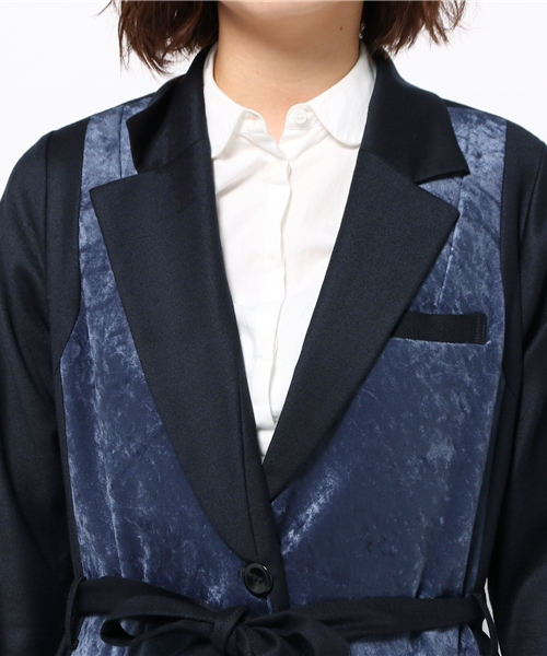 RPKO（ルプコ）の「【RPKO】002015awc78（テーラードジャケット・レディース・ブラック/ネイビー・M）」の11枚目の写真