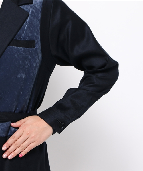 RPKO（ルプコ）の「【RPKO】002015awc78（テーラードジャケット・レディース・ブラック/ネイビー・M）」の12枚目の写真