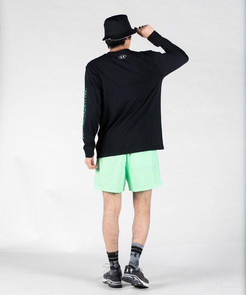 UNDER ARMOUR（アンダーアーマー）の「UAアイコン クリンクル ウーブン ボレーショーツ（トレーニング/メンズ）（その他パンツ・メンズ・カーキ系・2XL/S/M/L/XL）」の10枚目の写真