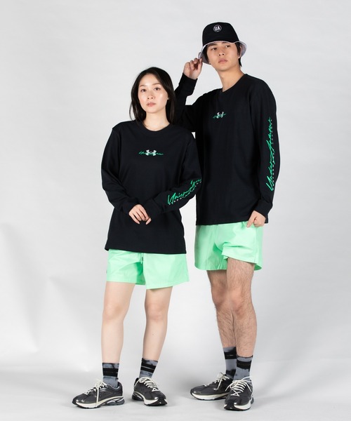 UNDER ARMOUR（アンダーアーマー）の「UAアイコン クリンクル ウーブン ボレーショーツ（トレーニング/メンズ）（その他パンツ・メンズ・カーキ系・2XL/S/M/L/XL）」の3枚目の写真