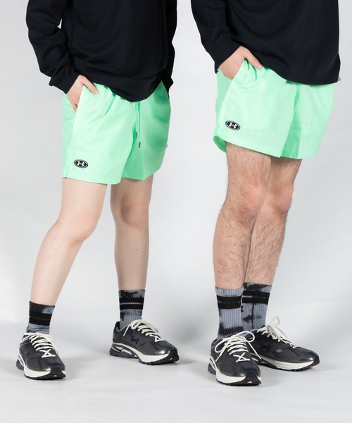 UNDER ARMOUR（アンダーアーマー）の「UAアイコン クリンクル ウーブン ボレーショーツ（トレーニング/メンズ）（その他パンツ・メンズ・カーキ系・2XL/S/M/L/XL）」の2枚目の写真
