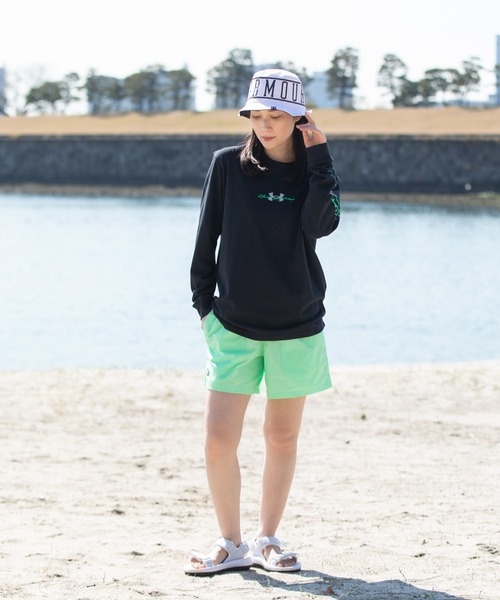 UNDER ARMOUR（アンダーアーマー）の「UAアイコン クリンクル ウーブン ボレーショーツ（トレーニング/メンズ）（その他パンツ・メンズ・カーキ系・2XL/S/M/L/XL）」の16枚目の写真