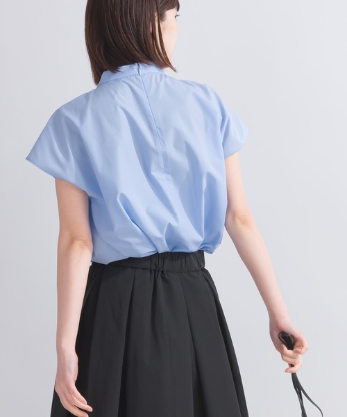 PICCIN（ピッチン）の「リボンタイブラウス（シャツ/ブラウス・レディース・サックスブルー/ブラック/オフホワイト・M）」の13枚目の写真