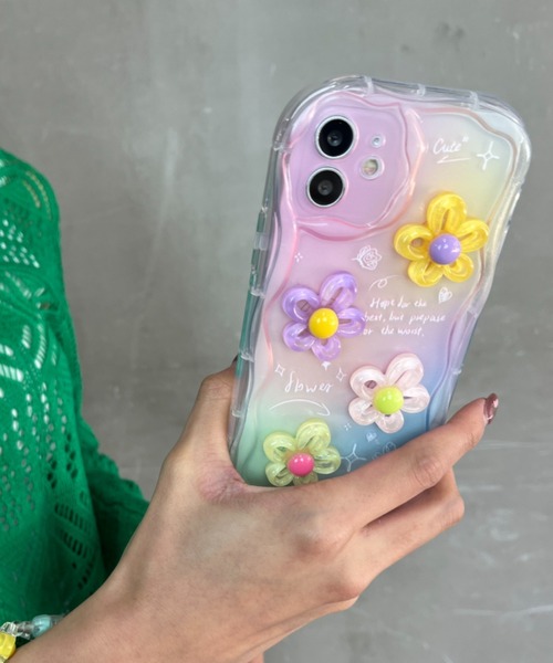 Society6 iPhone5用 Flowers.2 フラワー ケーキ カバー efa3982216c87072f32ec286b34700
