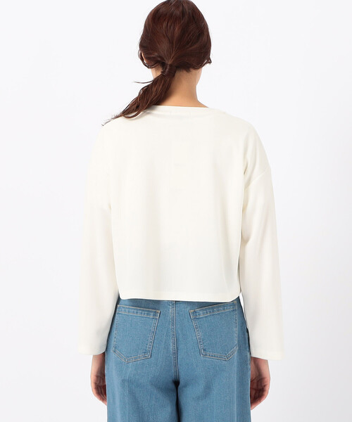 COMME CA ISM（コムサイズム）の「【サスティナブル】AQUAROBE ショート丈 カーディガン（カーディガン/ボレロ・レディース・ネイビー/ホワイト/ブルー・FREE）」の12枚目の写真