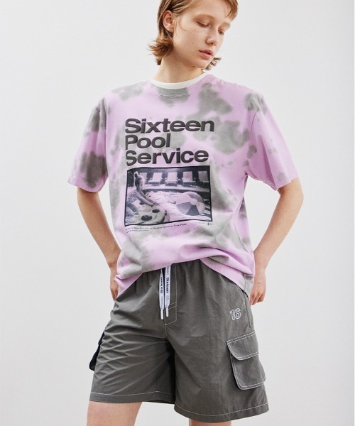 THROW by SLY(スローバイスライ)の「THROW 16 x THROW NYLON SHORTS シックスティーン スロー ナイロン ショーツ(スラックス・レディース・ライトグリーン/グレー・FREE)」の2枚目の写真