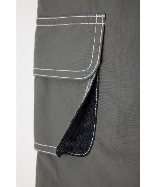 THROW by SLY(スローバイスライ)の「THROW 16 x THROW NYLON SHORTS シックスティーン スロー ナイロン ショーツ(スラックス・レディース・ライトグリーン/グレー・FREE)」の13枚目の写真