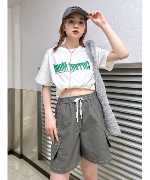 THROW by SLY(スローバイスライ)の「THROW 16 x THROW NYLON SHORTS シックスティーン スロー ナイロン ショーツ(スラックス・レディース・ライトグリーン/グレー・FREE)」の22枚目の写真