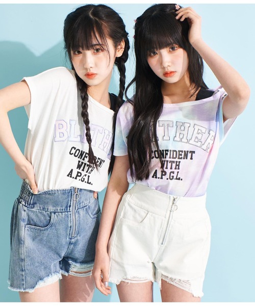 Blugirl - あんな ブルーガール 薔薇モチーフ付き トップス &amp; ANAPセットアップ あんな様専用 ブルーガール 薔薇モチーフ付き トップス & ANAP
