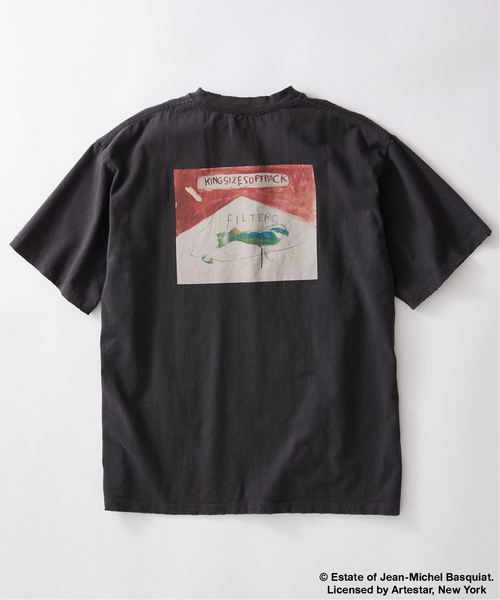 JOURNAL STANDARD（ジャーナルスタンダード）の「WEB限定 Basquiat / バスキア×JOURNAL STANDARD 別注 アートTシャツ（Tシャツ/カットソー・メンズ・アイボリー/ブラウン系その他/ブラック系その他/ブラック×ブラック/マスタード/スミクロ/ブラックミックス・LARGE/MEDIUM/X-LARGE）」の5枚目の写真