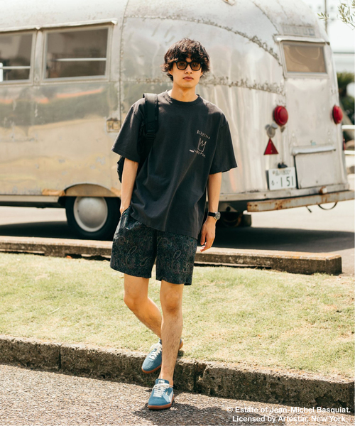 JOURNAL STANDARD(ジャーナルスタンダード)の「WEB限定 Basquiat / バスキア×JOURNAL STANDARD 別注 アートTシャツ(Tシャツ/カットソー・メンズ・アイボリー/ブラウン系その他/ブラック系その他/ブラック×ブラック/マスタード/スミクロ/ブラックミックス・LARGE/MEDIUM/X-LARGE)」の11枚目の写真