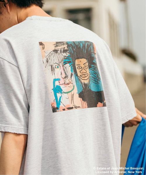 JOURNAL STANDARD（ジャーナルスタンダード）の「WEB限定 Basquiat / バスキア×JOURNAL STANDARD 別注 アートTシャツ（Tシャツ/カットソー・メンズ・アイボリー/ブラウン系その他/ブラック系その他/ブラック×ブラック/マスタード/スミクロ/ブラックミックス・LARGE/MEDIUM/X-LARGE）」の11枚目の写真