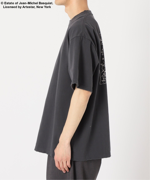 JOURNAL STANDARD（ジャーナルスタンダード）の「WEB限定 Basquiat / バスキア×JOURNAL STANDARD 別注 アートTシャツ（Tシャツ/カットソー・メンズ・アイボリー/ブラウン系その他/ブラック系その他/ブラック×ブラック/マスタード/スミクロ/ブラックミックス・LARGE/MEDIUM/X-LARGE）」の13枚目の写真